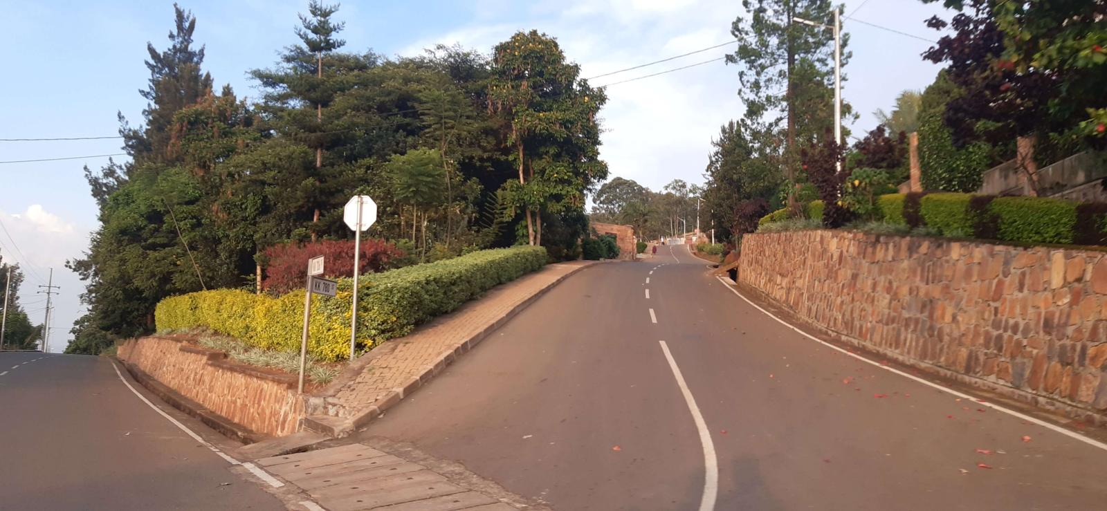 Plot for sale in Kacyiru Kigali Rwanda view of Town and lake 1